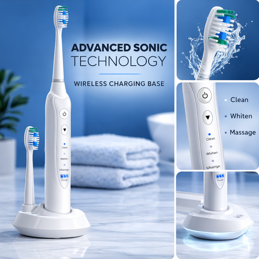 The Sonic Toothbrush – Classic White