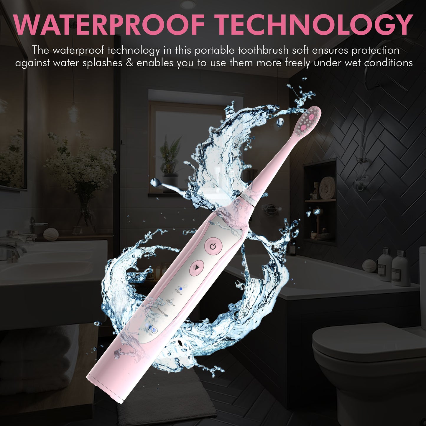 The Sonic Toothbrush - Soft Pink