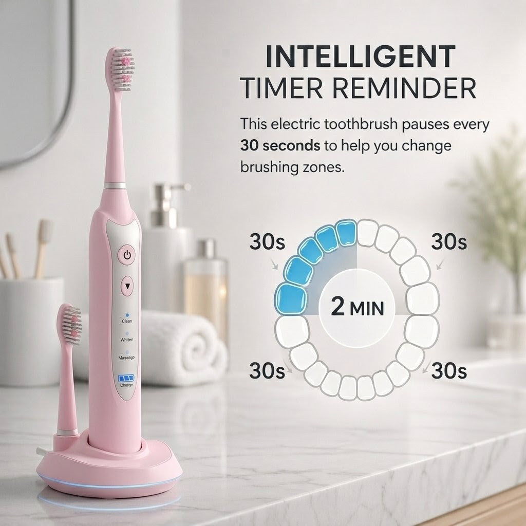 The Sonic Toothbrush - Soft Pink