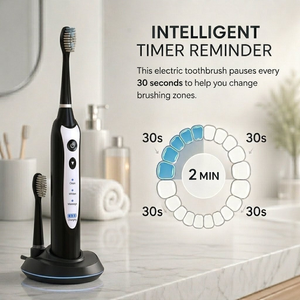 The Sonic Toothbrush - Sleek Black