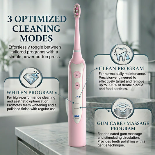The Sonic Toothbrush - Soft Pink