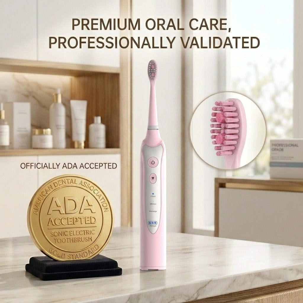 The Sonic Toothbrush - Soft Pink