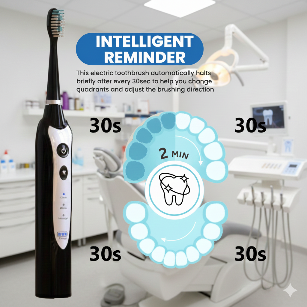 The Sonic Toothbrush - Sleek Black