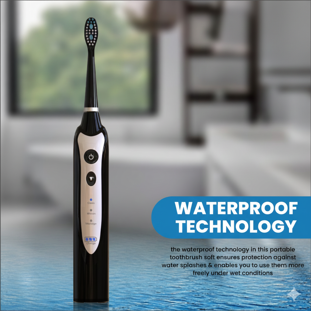 The Sonic Toothbrush - Sleek Black