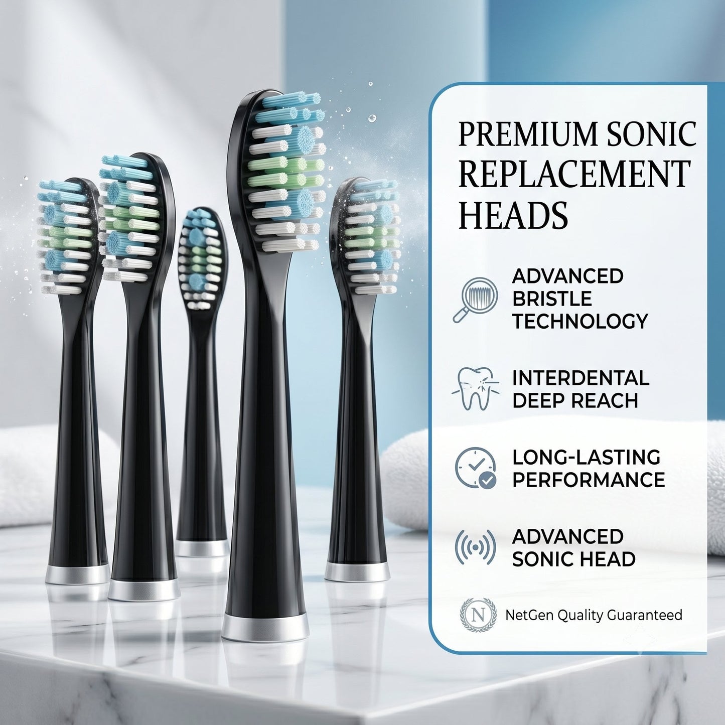 The Sonic Toothbrush - Sleek Black