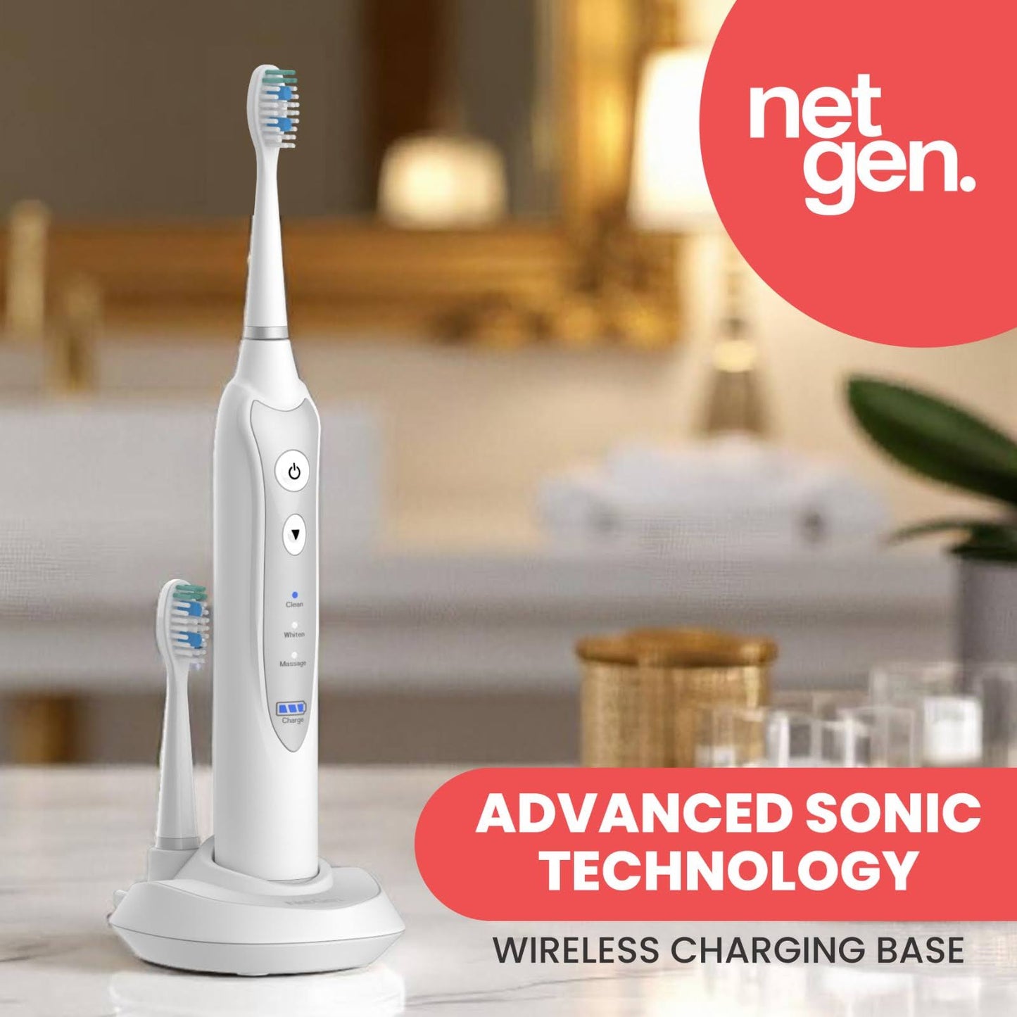 The Sonic Toothbrush – Classic White