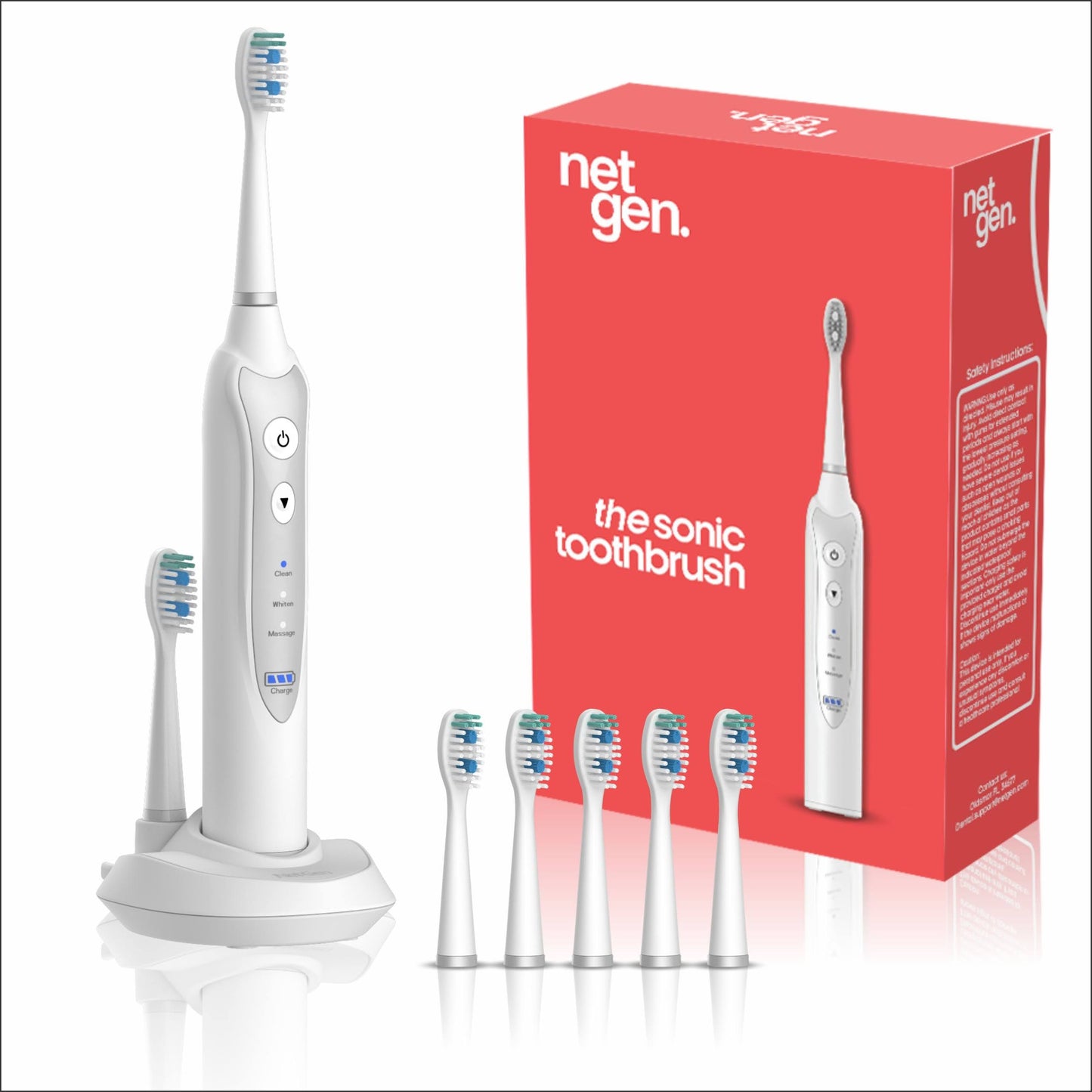 The Sonic Toothbrush – Classic White
