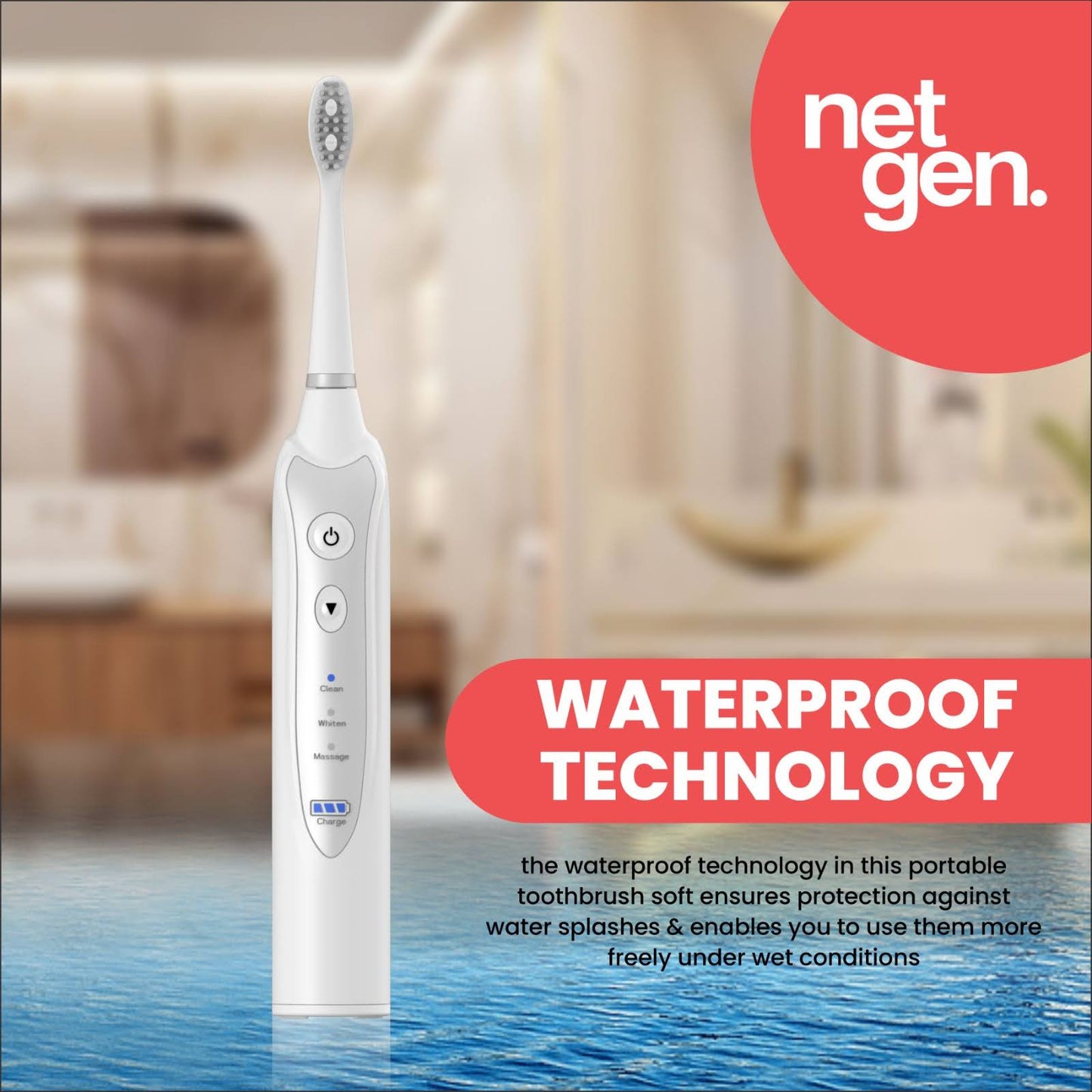 The Sonic Toothbrush – Classic White