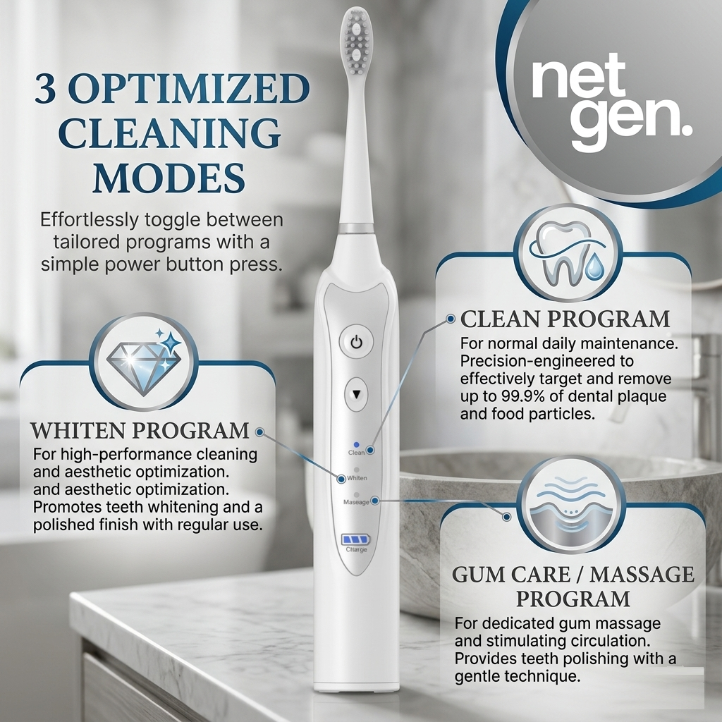 The Sonic Toothbrush – Classic White