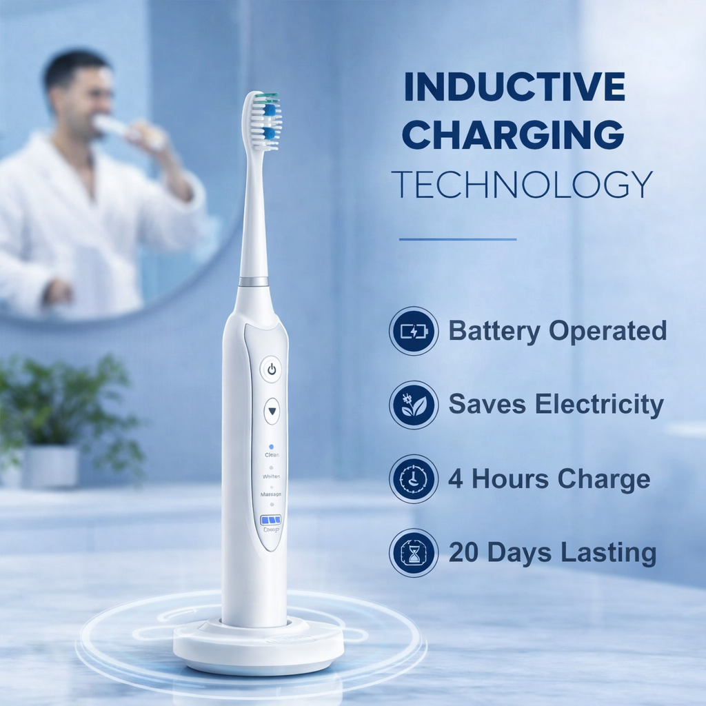 The Sonic Toothbrush – Classic White