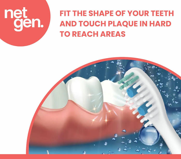 Replacement Sonic Toothbrush Heads - Classic White