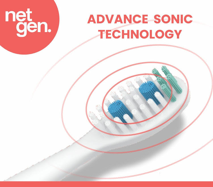 Replacement Sonic Toothbrush Heads - Classic White