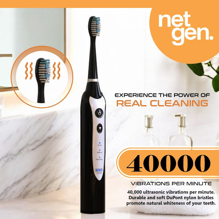 The Sonic Toothbrush - Sleek Black