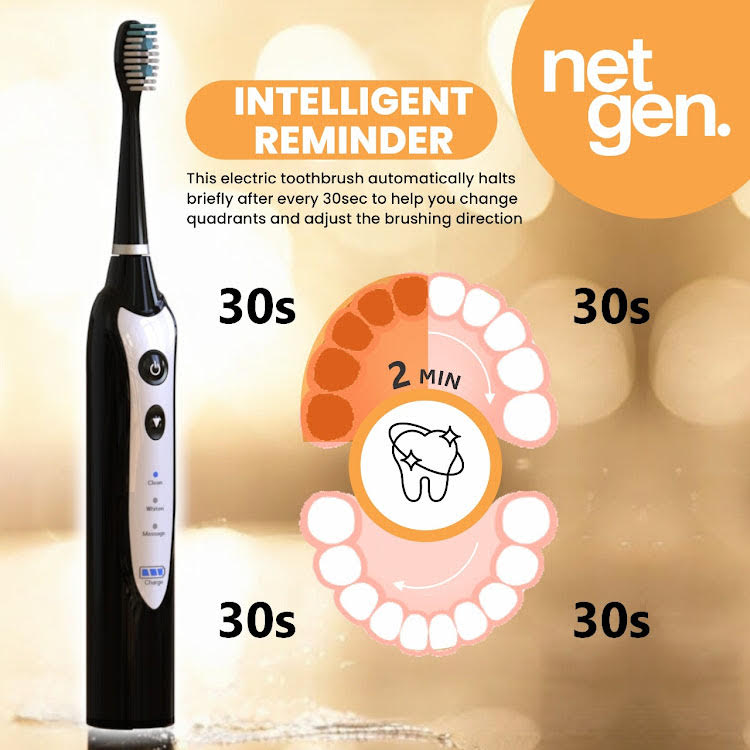 The Sonic Toothbrush - Sleek Black