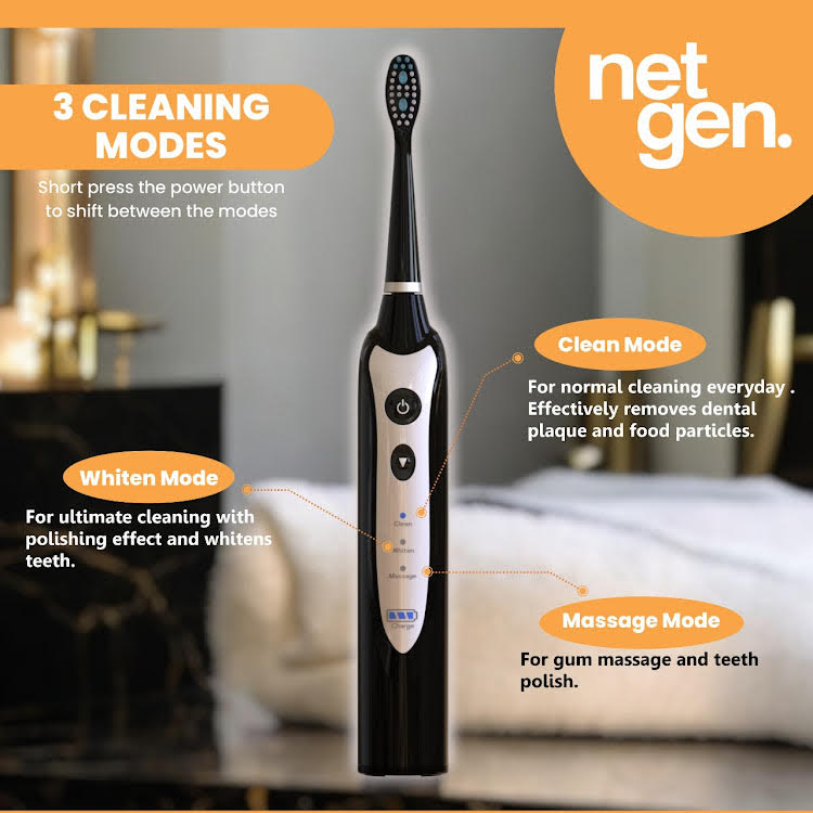 The Sonic Toothbrush - Sleek Black